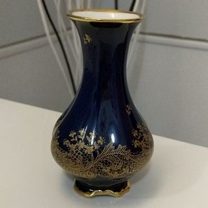Vintage Cobalt Blue, Lindner Keups Echt Vase